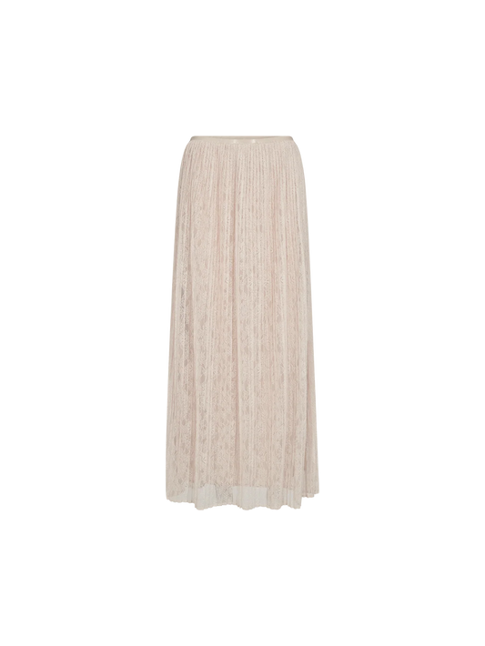 MMJurnee Lace Pleated Skirt Doeskin