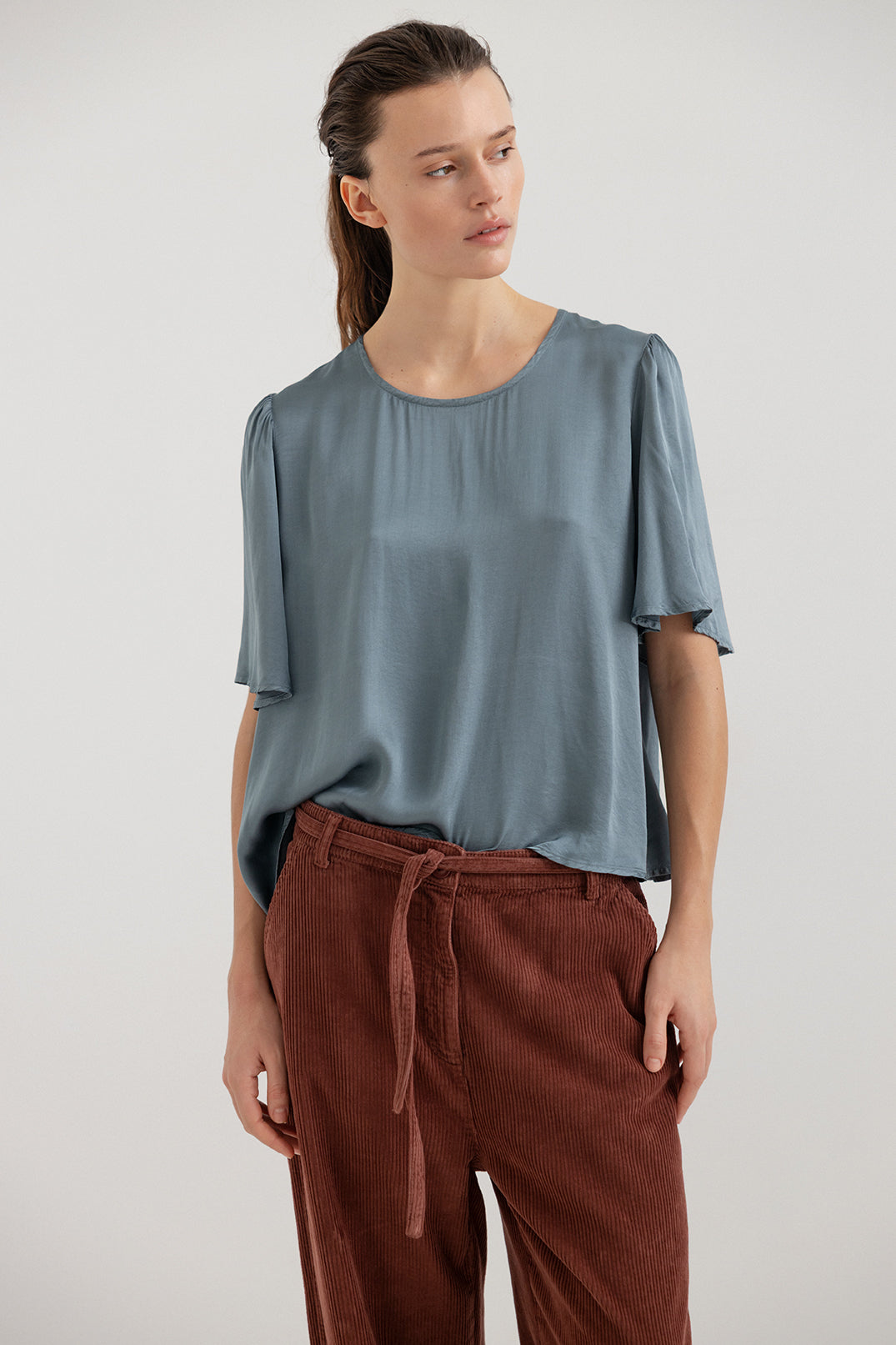 Rose Short Sleeved Blouse DK15