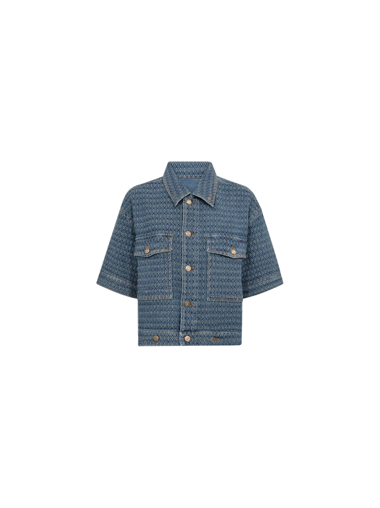 MMEbba Bobble Short Sleeve Jacket Blue