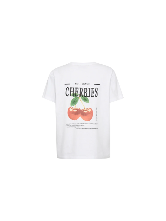 MMLail O-Neck Cherry T-Shirt White