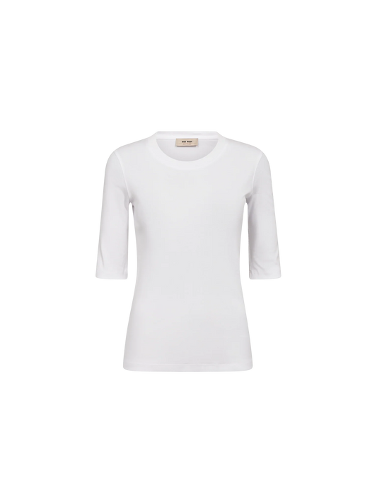MMMali O-Neck 3/4 Sleeve Tee Ecru