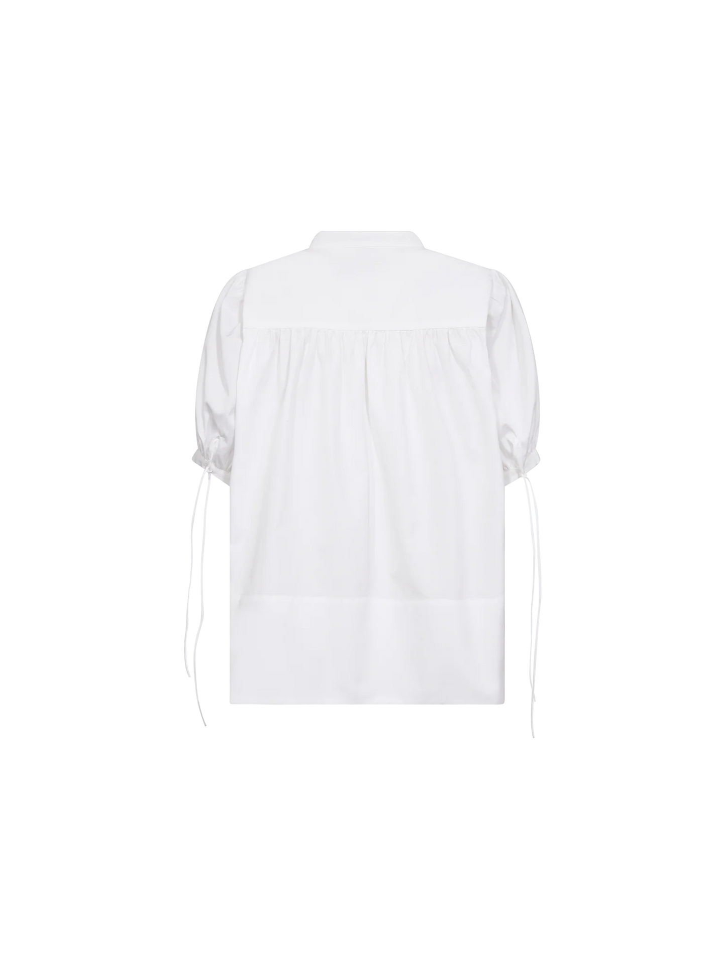 MMTarima Short Sleeved Cotton Blouse White