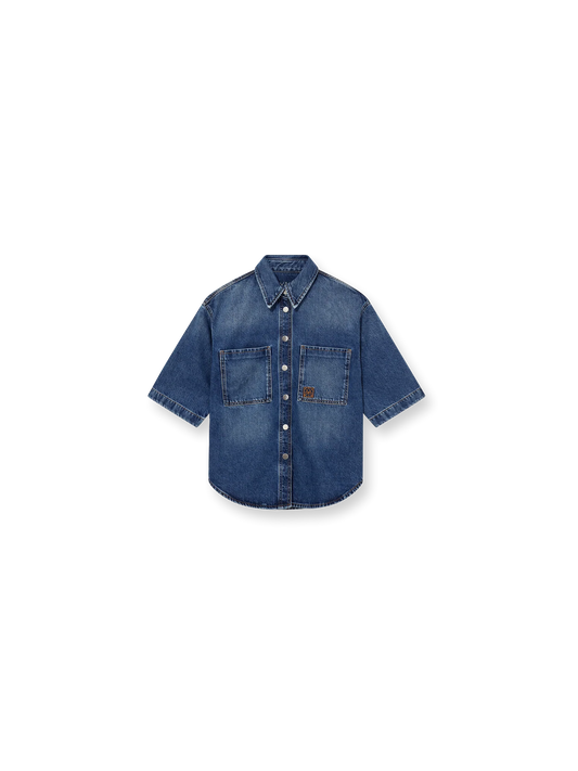 MMHNote Loop Denim Shirt Medium Washed
