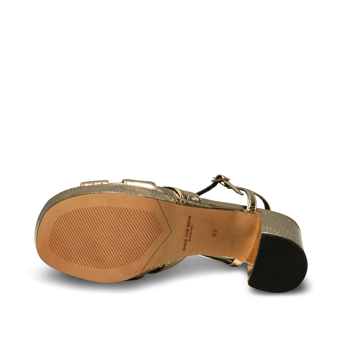 Nova Strap Heel Shoe Gold