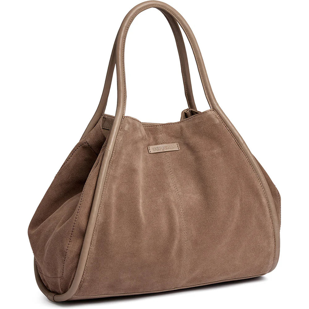 16466 - Madrid Suede Shopper Taupe