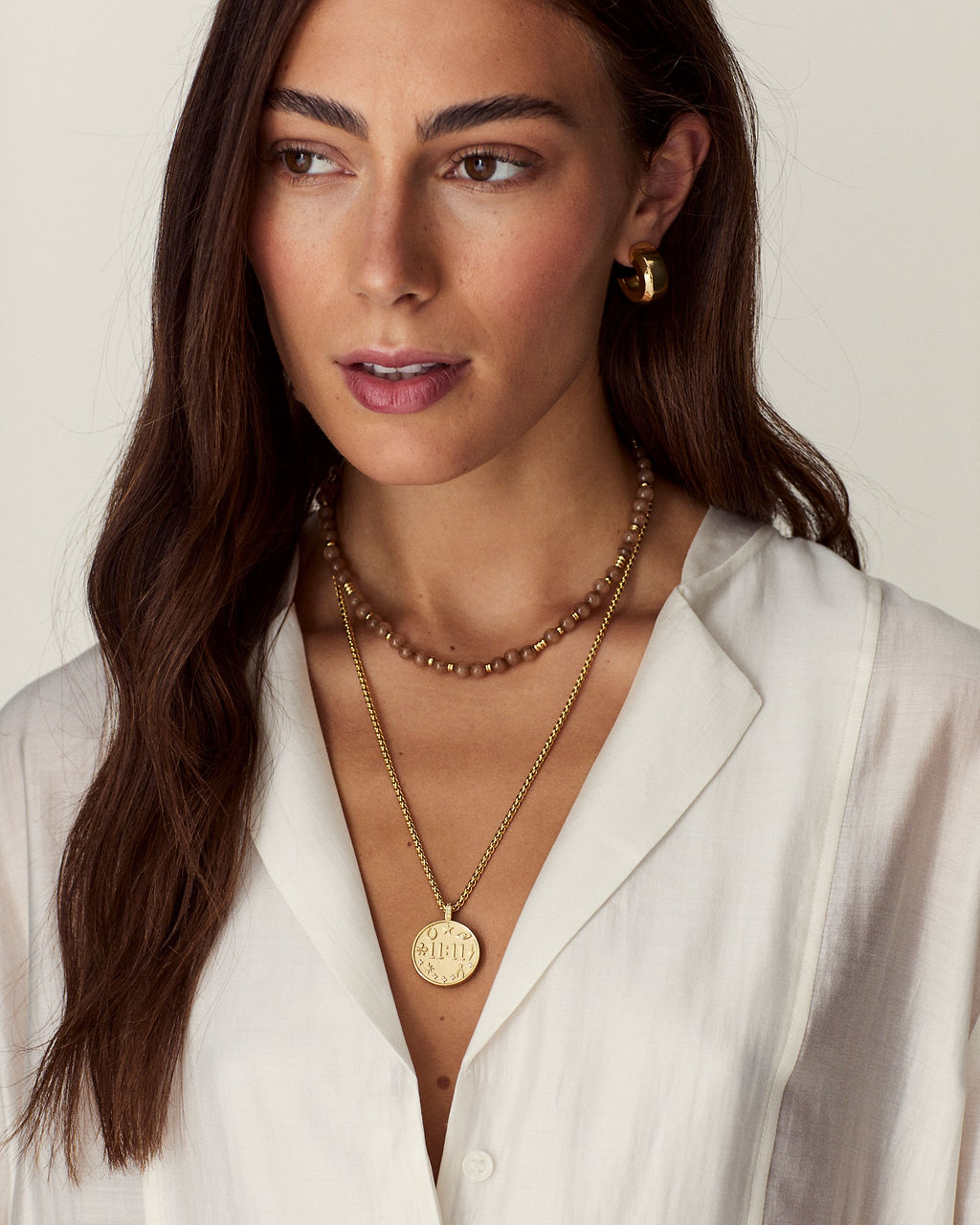Lucky Amulet Pendant Necklace 11:11 Gold