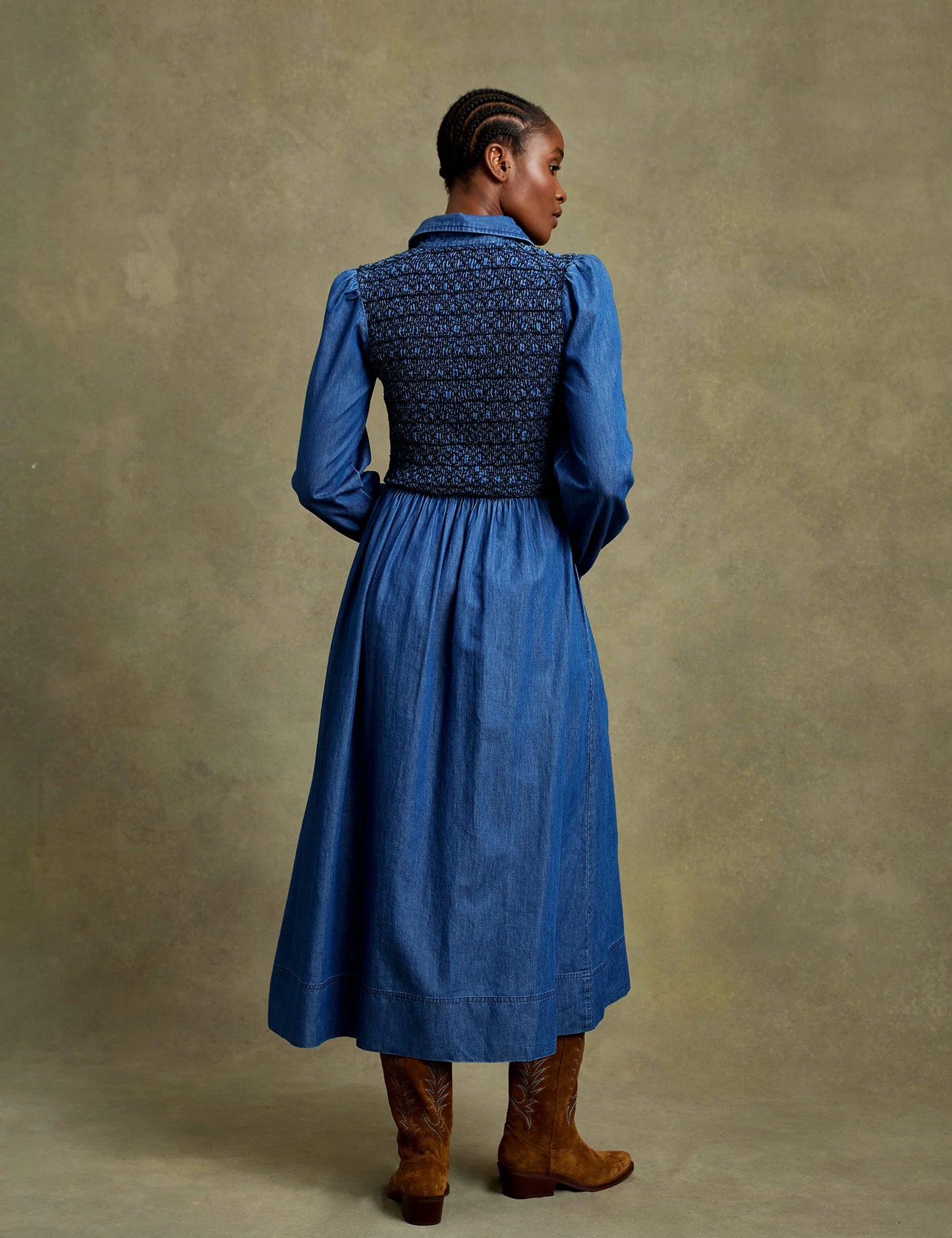 Tuesday Chambray Denim Dress  Indigo