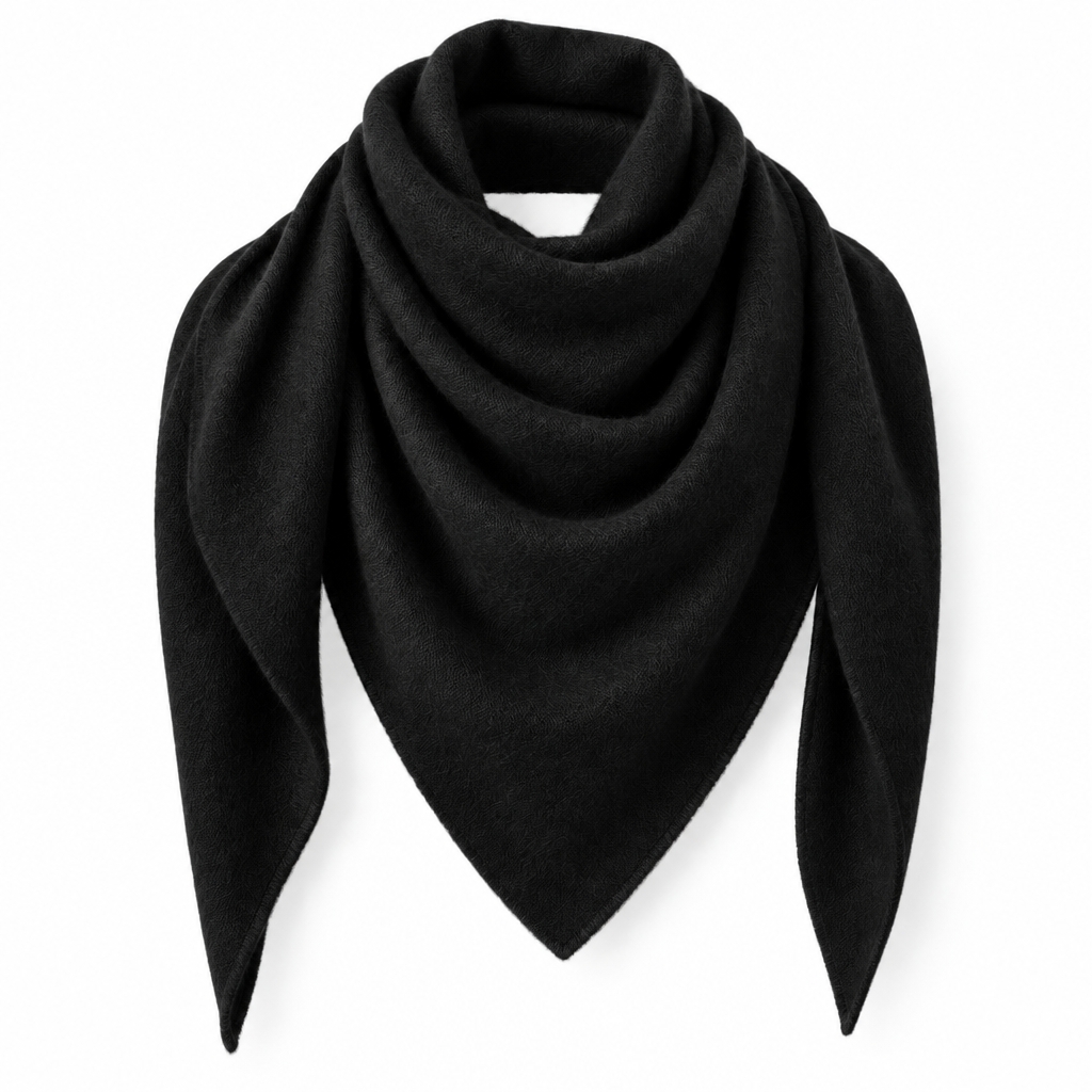 MMEnata Cashmere Triangle Knitted Scarf