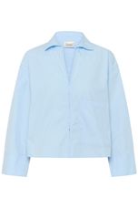 MWSunna Boxy Short Shirt Cashmere Blue
