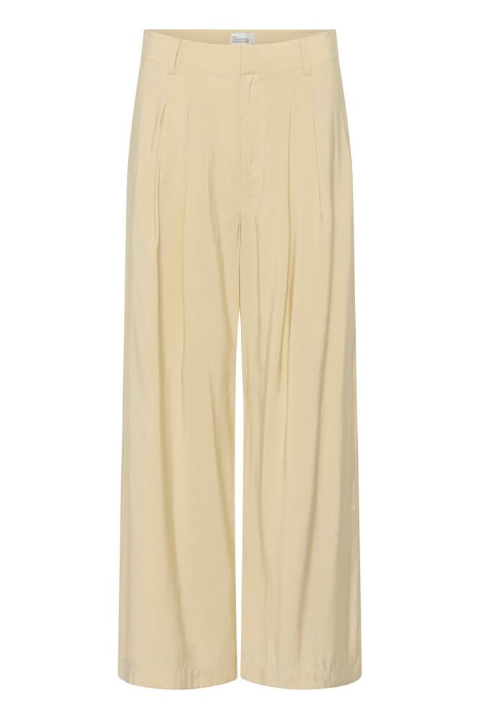 MWMindy High Wideleg Long Trouser Brown Rice