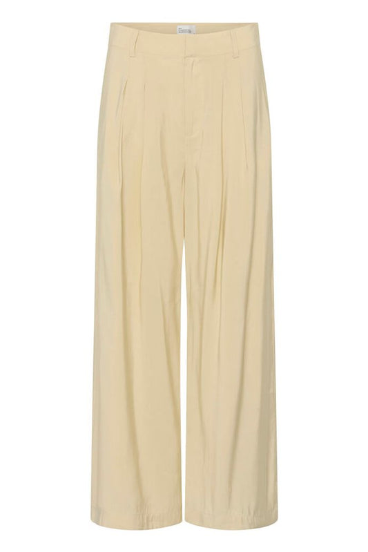 MWMindy High Wideleg Long Trouser Brown Rice