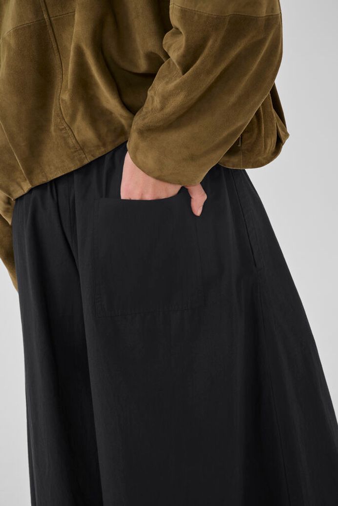 SunnaMW Cotton Skirt Pant Black