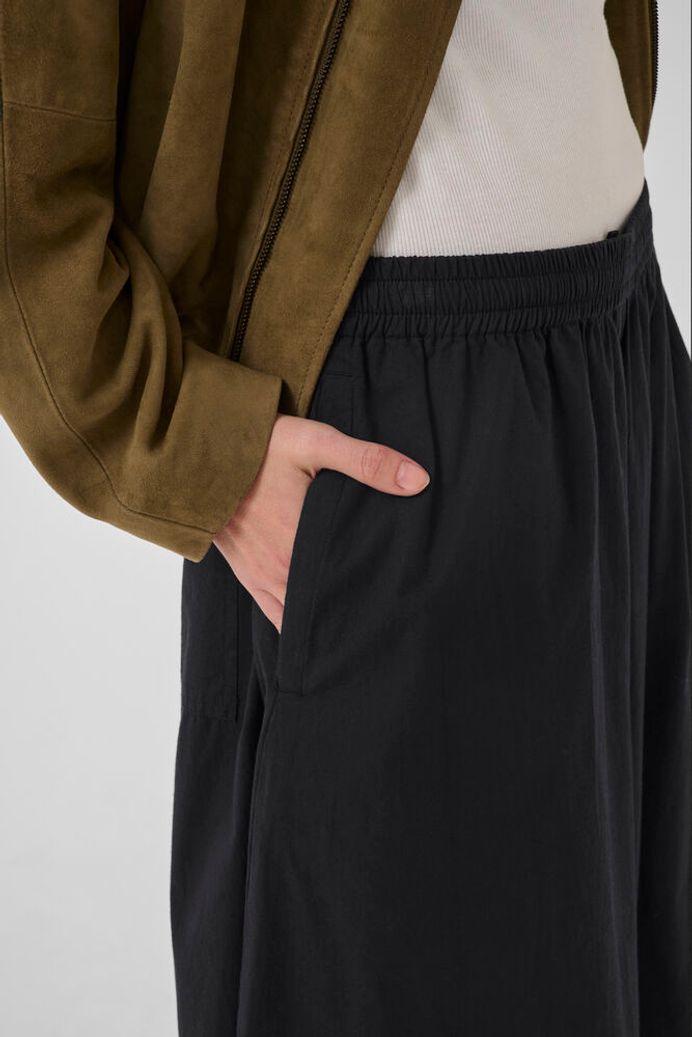SunnaMW Cotton Skirt Pant Black