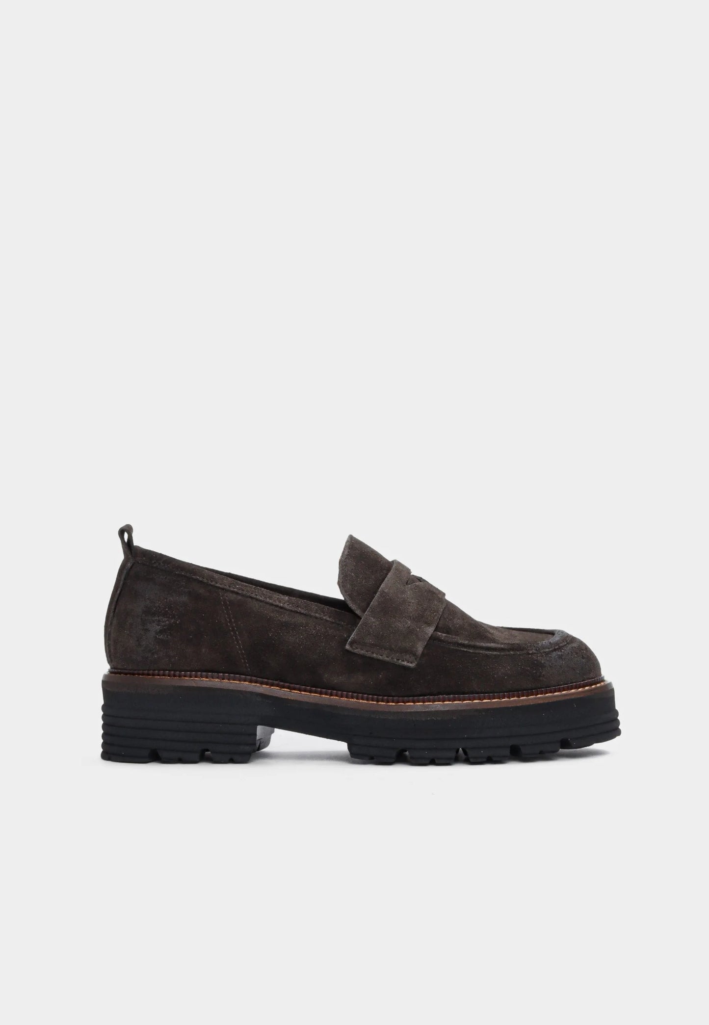 Isola Suede Chunky Loafer Mole