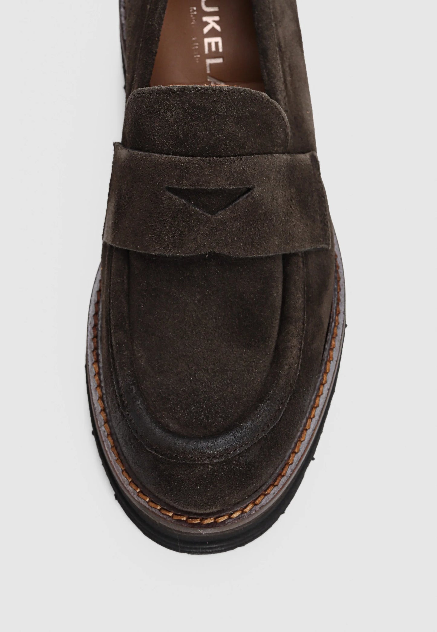 Isola Suede Chunky Loafer Mole
