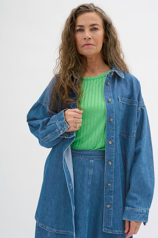 MaloMW Shirt Medium Blue Vintage