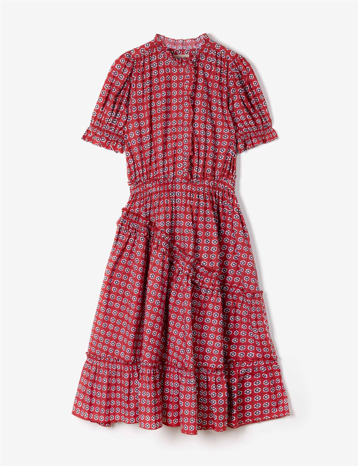 Safi Dress in Moroccan Red