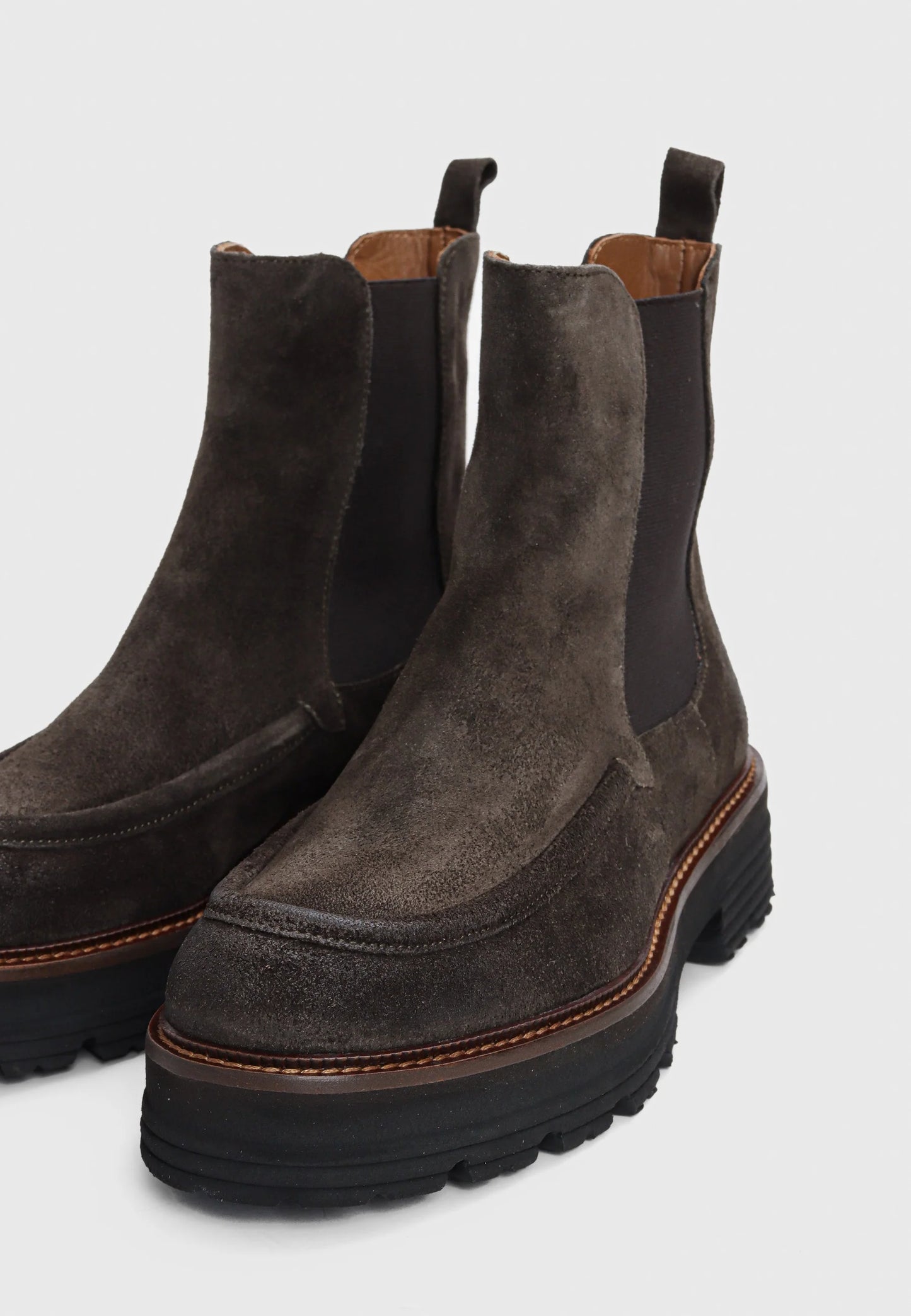 Riva Ankle Boot Suede Mole