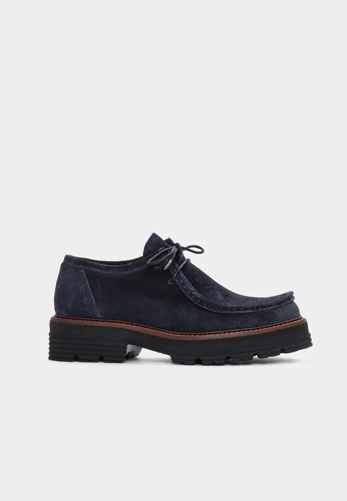 Sienna Oiled Suede Shoe Navy