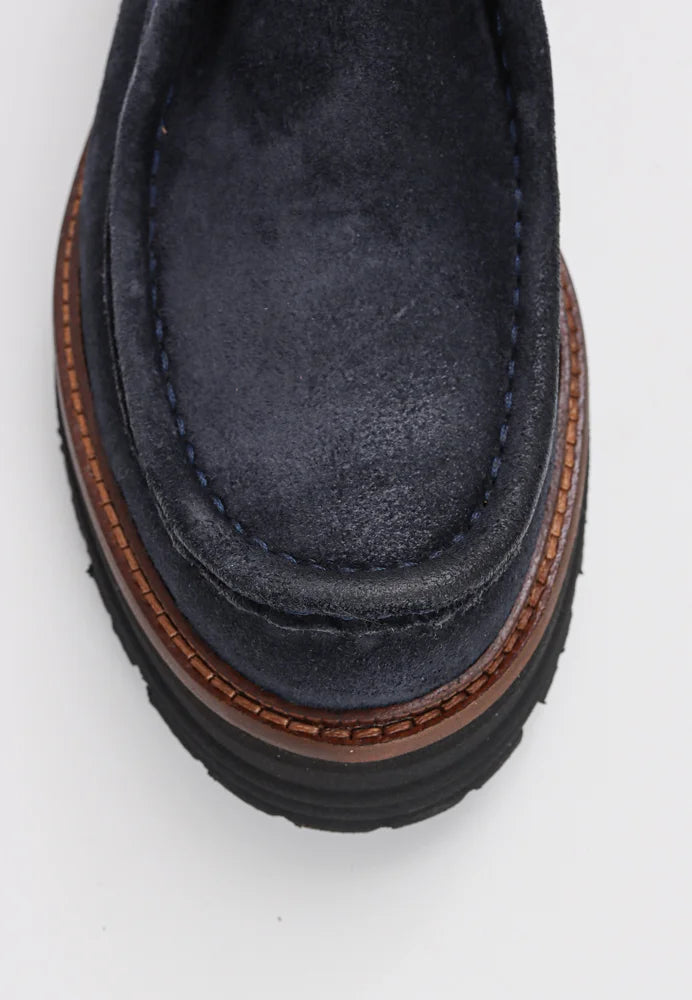 Sienna Oiled Suede Shoe Navy