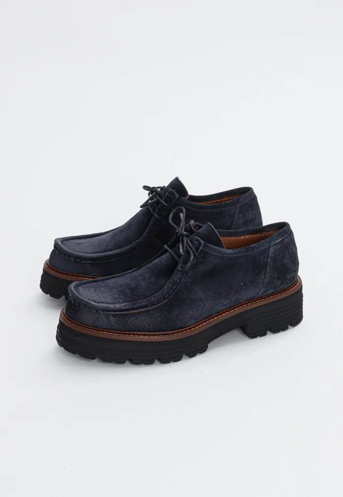 Sienna Oiled Suede Shoe Navy
