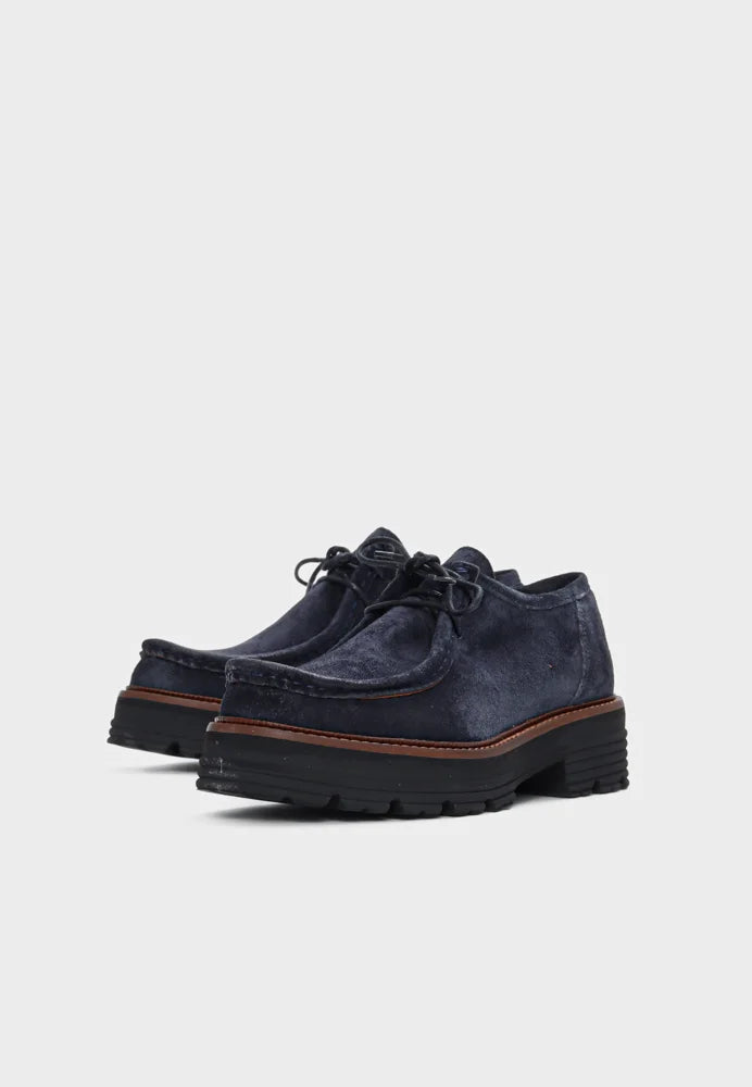 Sienna Oiled Suede Shoe Navy