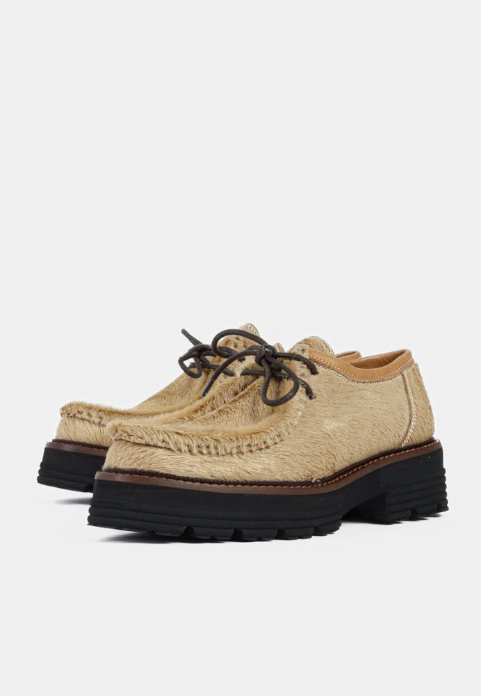 Sienna Pony Laced Shoe Sand
