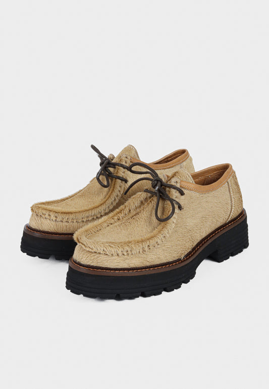 Sienna Pony Laced Shoe Sand