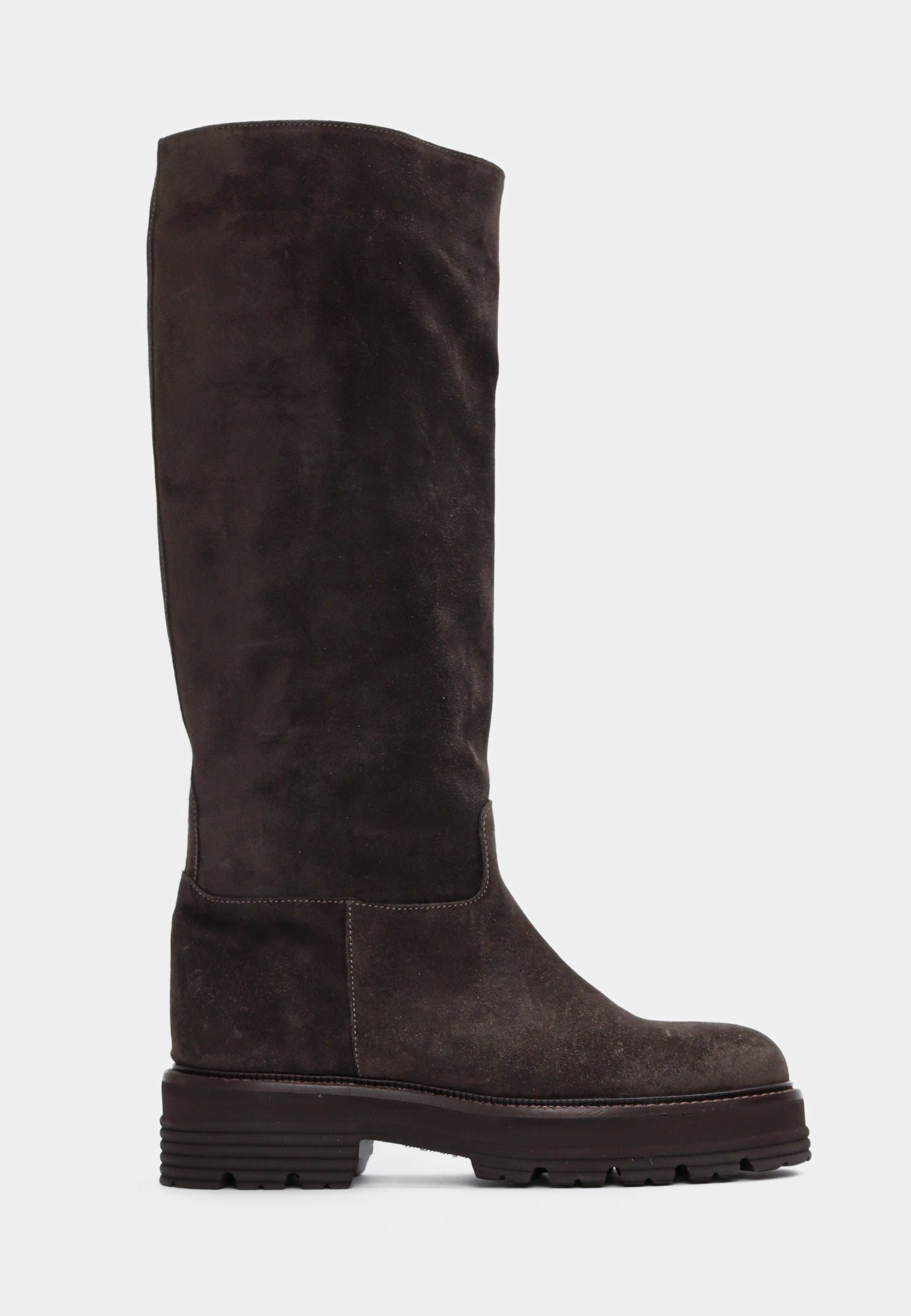 Tessan Suede Tall Boot  Mole