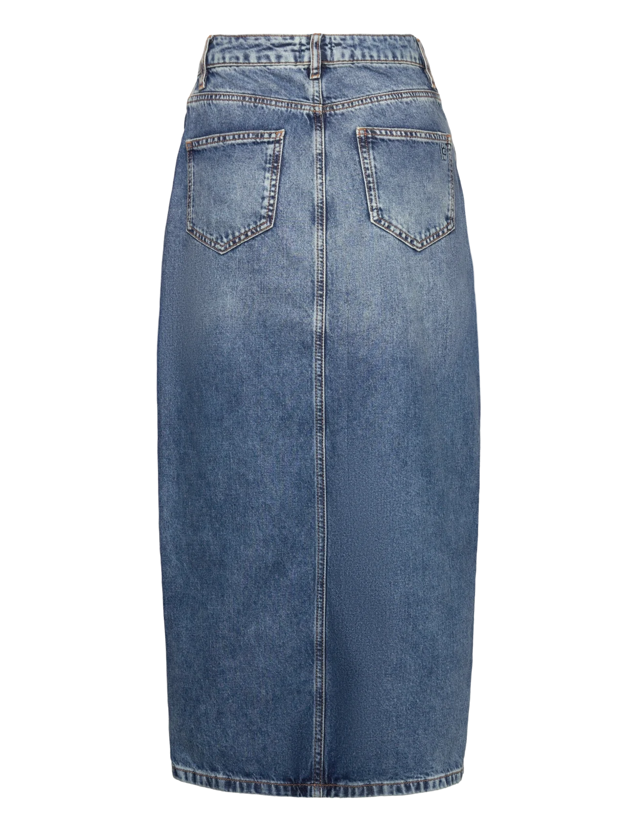 Louis Wrap 123 Skirt Medium Blue Retro Wash