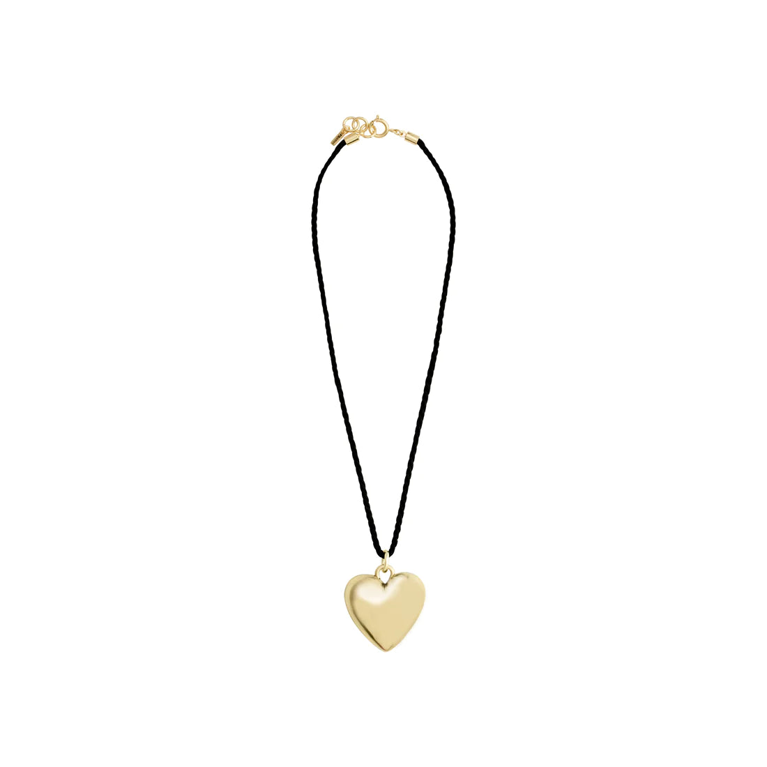 Reflect Recycled Heart Necklace Gold- or Silver-Plated