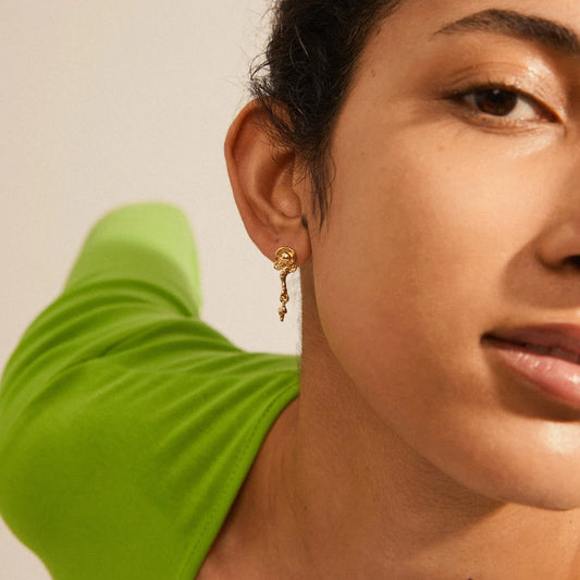 Solidarity Recycled Organic Shaped Earrings