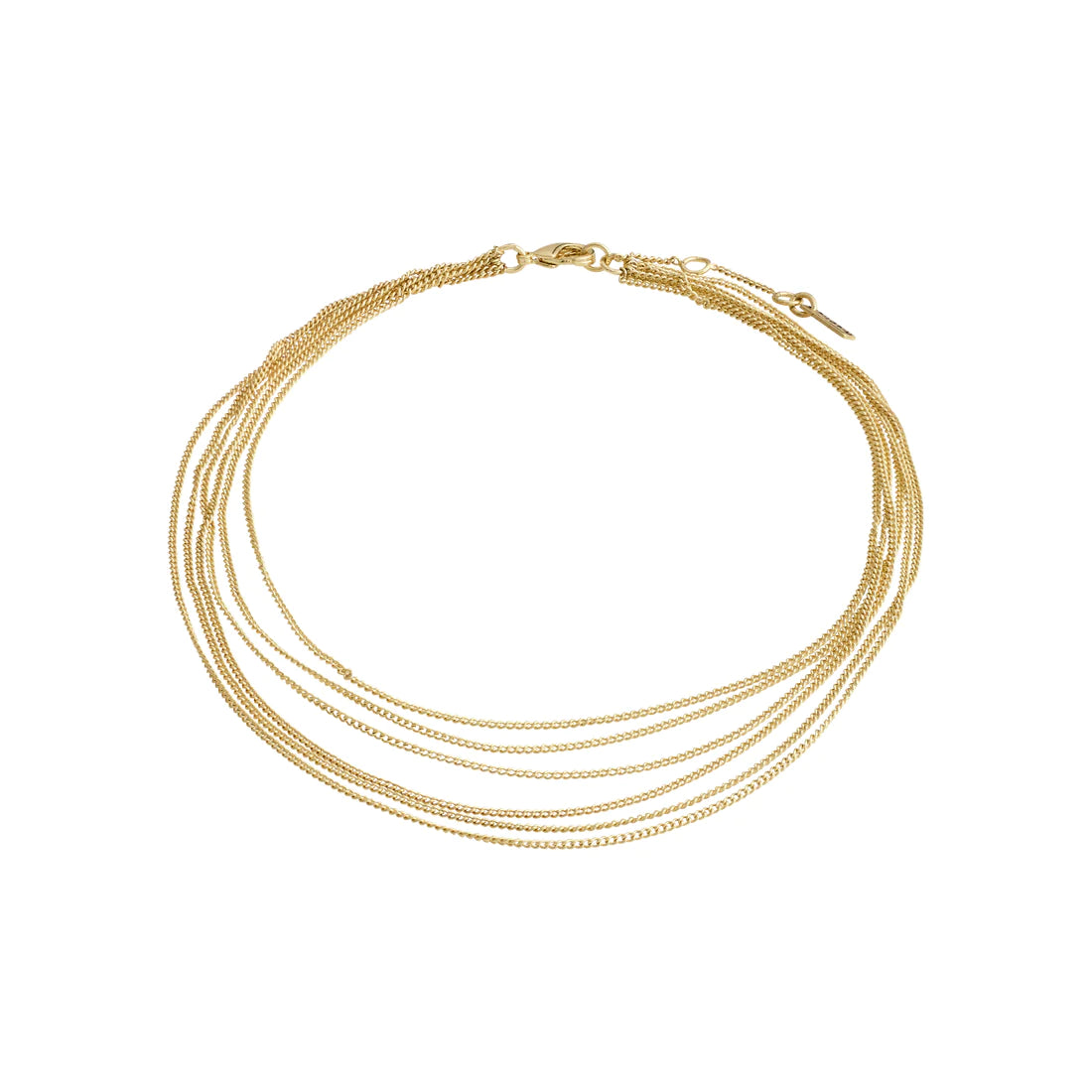 Pause Recycled Ankle Chain Gold- & Silver Plated