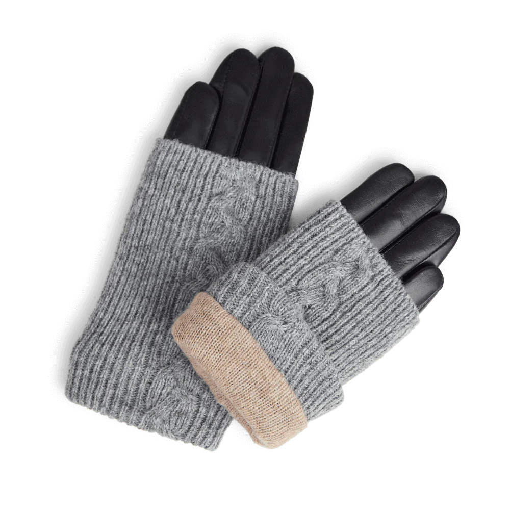Helly Glove w/ Cable Knit