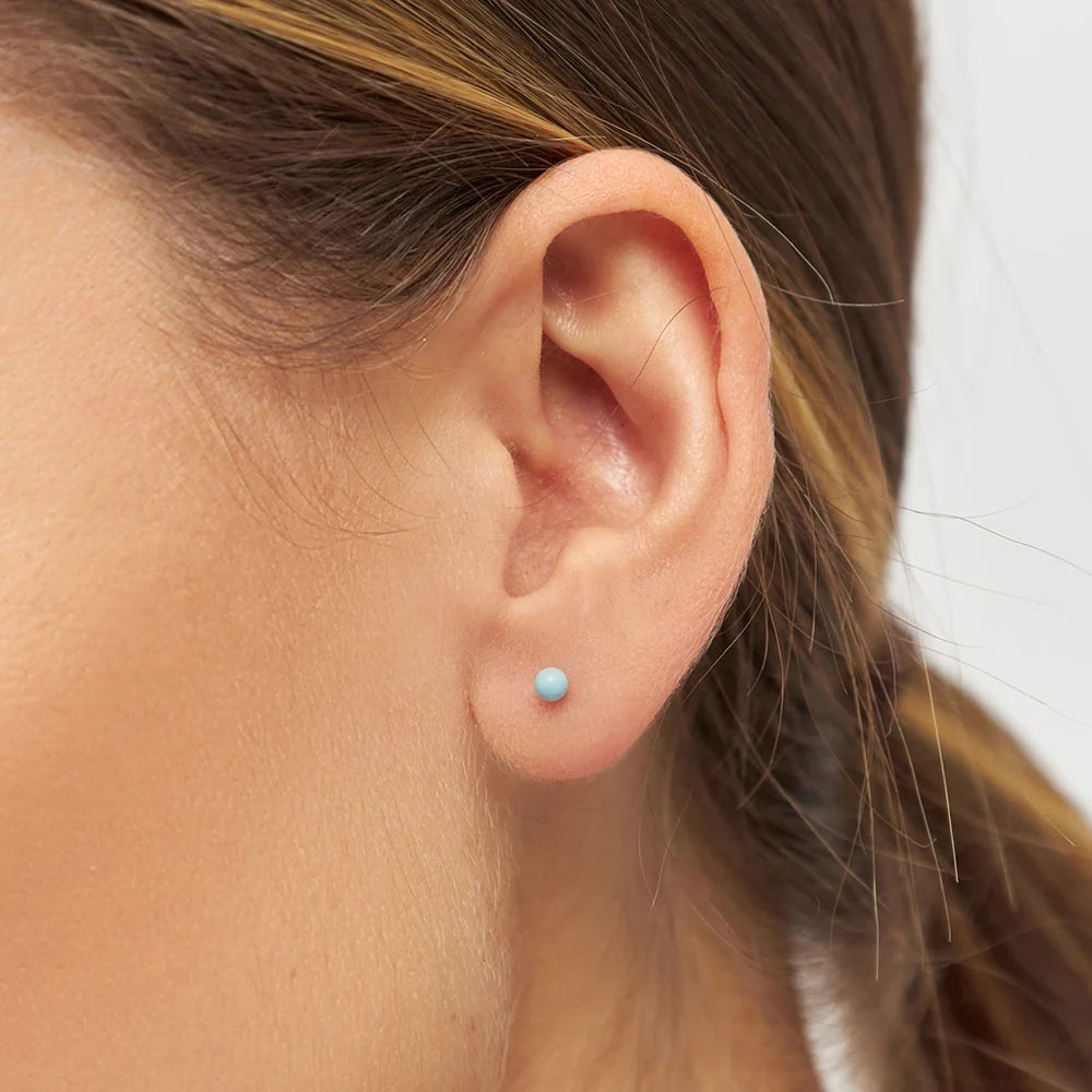 Color Ball Single Stud Earring