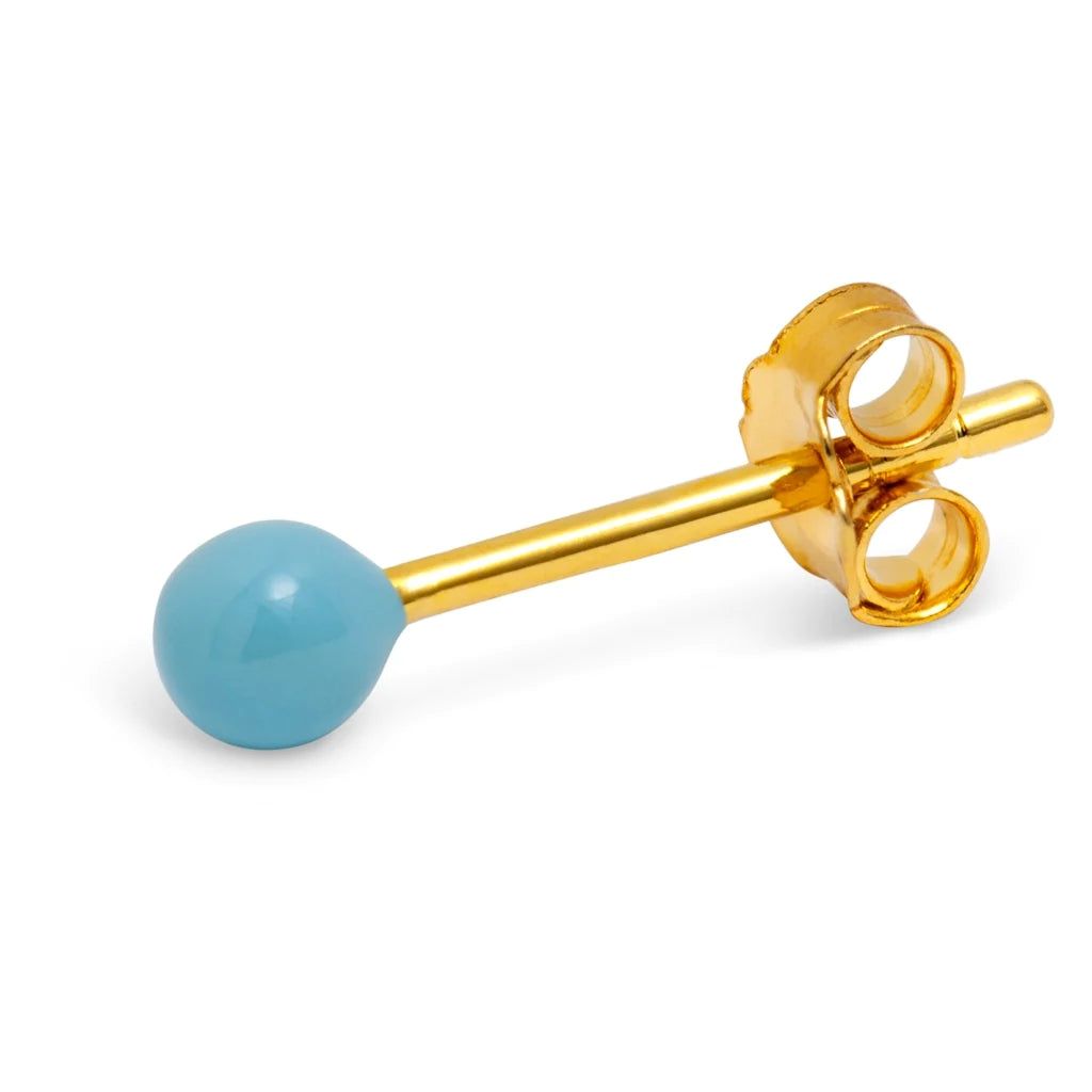 Color Ball Single Stud Earring