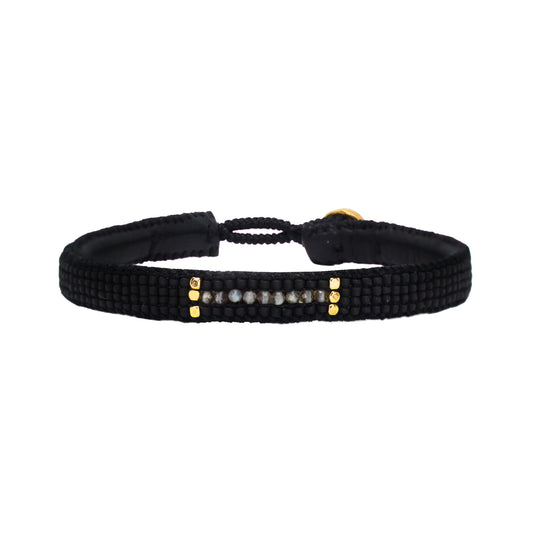 DG11 Bracelet Stone Line Black