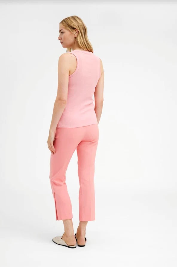 Mare Trousers High Waist 7/8 Length Coral Lily
