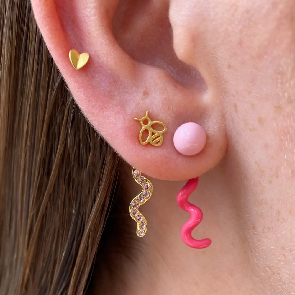 Snaky Add-on Single Earring Accessory Gold