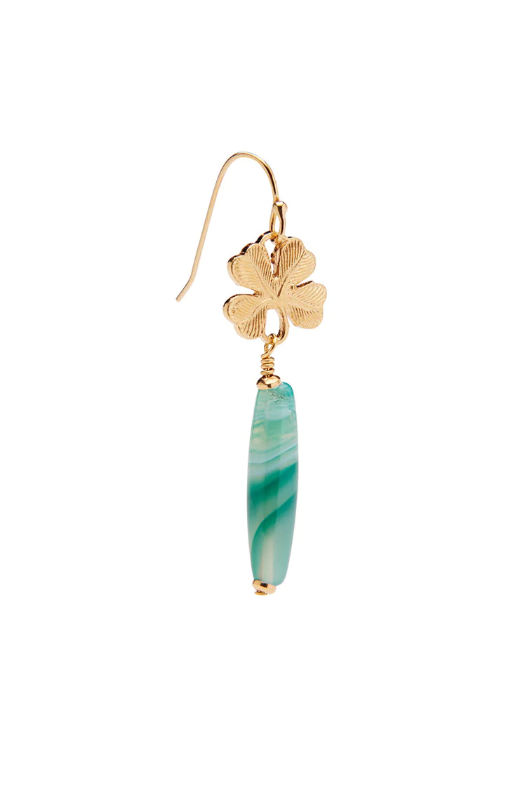 Pico Fifi Earring Green Agate