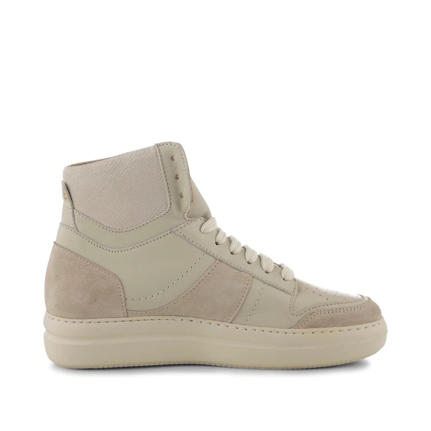 Valda High Top Sneaker Leather Off White