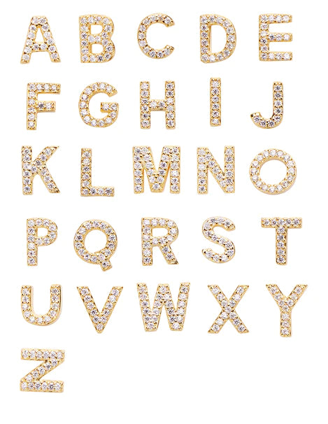 Pico Alphabet Crystal Stud