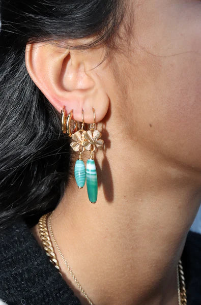 Pico Fifi Earring Green Agate