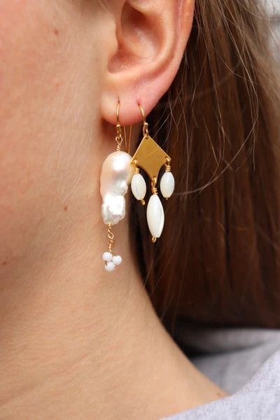 Pico Josette Earring White