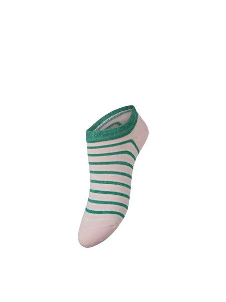 Sneakie Multi Stripe Socks Pepper Green